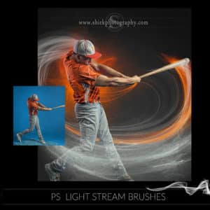 light stream photoshop brushes baseball swing game changers by shirk photography