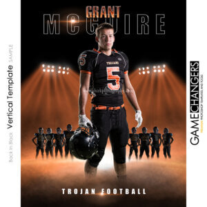 Football Photoshop Template Sports Team Poster Banner Creative Back In Black Digital Background Ideas Photographers