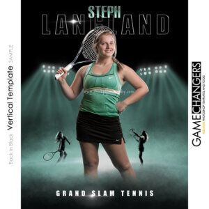 Tennis Photoshop Template Sports Team Poster Banner Creative Back In Black Digital Background Ideas Photographers