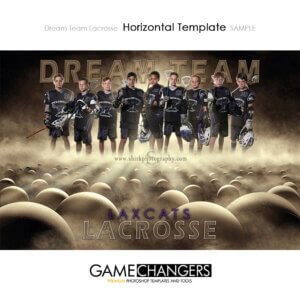 Lacrosse Sports Team Poster Banner Creative Dream Fog Horizontal Digital Background Photoshop Template Ideas Photographers