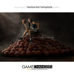 Hoop Dreams Main Photoshop Template Basketball