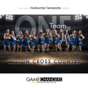 Track Cross Country Photoshop Template Sports Team Poster Banner Horizontal Creative Field Lights Summer Digital Background Ideas Photographers