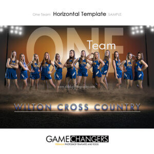 Track Cross Country Photoshop Template Sports Team Poster Banner Horizontal Creative Field Lights Summer Digital Background Ideas Photographers