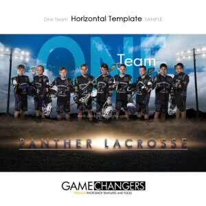 Lacrosse Photoshop Template Sports Team Poster Banner Horizontal Creative Field Lights Summer Digital Background Ideas Photographers