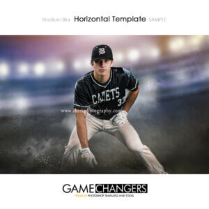 baseball stadium with lights Sports Individual Poster Banner Creative Digital Background Photoshop Template Ideas Photographers