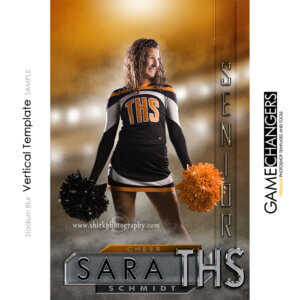 a cheer stadium with lights Sports Individual Poster Banner Creative Digital Background Photoshop Template Ideas Photographers