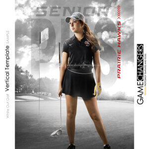 golf background photoshop template for senior