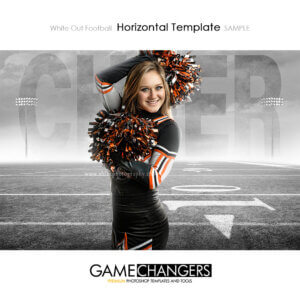 football cheerleader background photoshop template