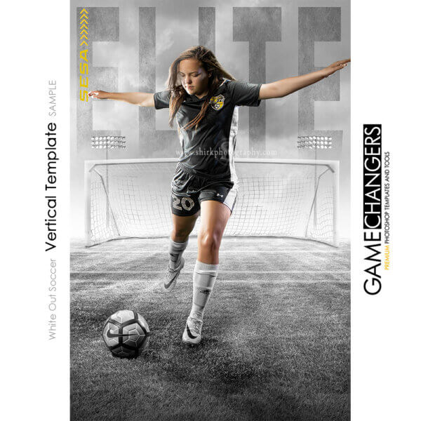 White Out Soccer Photoshop Templates + Tutorial ⋆ Game Changers by ...