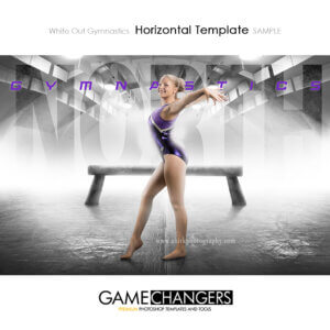 gymnast picture balance beam photoshop template