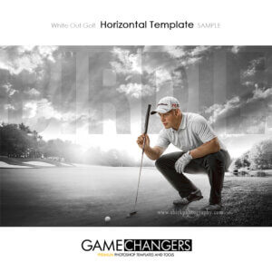 golf background photoshop template for senior