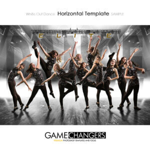 dance photoshop template with dance floor tap and ballet