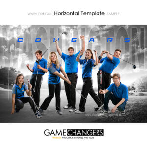 golf team template photoshop template