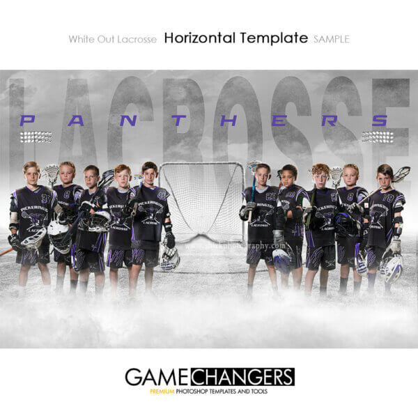 lacrosse team poster photoshop template