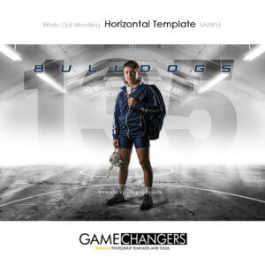 wrestling team photoshop digital background white out