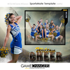 Sports Team Poster Banner Creative Digital Background Photoshop Template Ideas Photographers