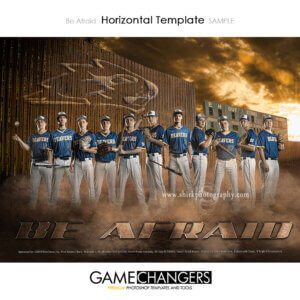 Baseball Outfield scoreboard Photoshop Template Sports Team Poster Banner Creative Digital Background Ideas Photographers