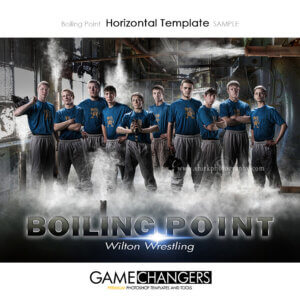 Smoke Fog Grunge Texture Reflection wrestling Team Photoshop Template: Digital Background for Photographers
