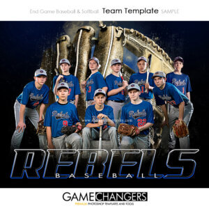 Baseball Photoshop Template Sports Team Poster Banner Creative End Game Golden Glove Digital Background Ideas Photographers