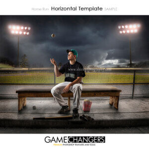 Baseball Photoshop Template Sports Team Poster Banner Creative Digital Background Ideas Photographers