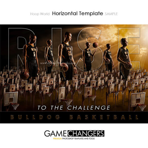 Basketball Photoshop Template Sports Team Poster Banner Creative Hoop World Digital Background Ideas Photographers