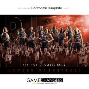 Basketball Photoshop Template Sports Team Poster Banner Creative Hoop World Digital Background Ideas Photographers