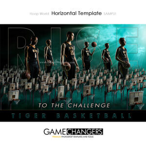 Basketball Photoshop Template Sports Team Poster Banner Creative Hoop World Digital Background Ideas Photographers