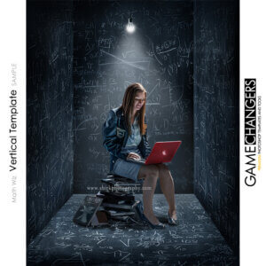 Math Wiz Main Photoshop Template Digital Background Game Changers Shirk Photography