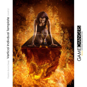 Track : Passion Burns Deep Photoshop Template Individual for Photographers with Fire