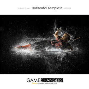 Splash Down Main Template Softball Creative Team Sports Poster Template Shirk Photography