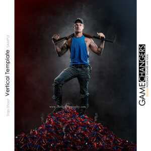 Trap Shoot Main Photoshop Template Digital Background Game Changers Shirk Photography