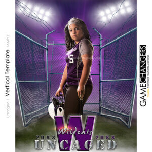 softball individual uncaged Photoshop Template Sports Team Poster Banner Creative Digital Background Ideas Photographers
