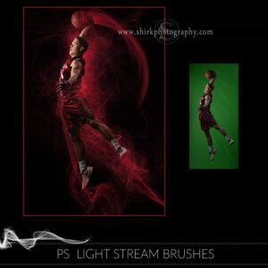 light stream photoshop brushes basketball dunk game changers by shirk photography