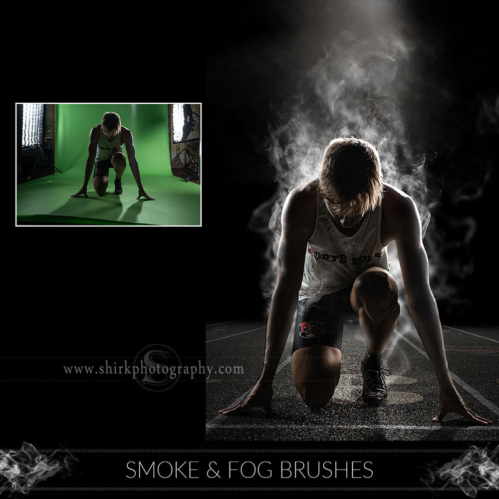 SMOKE and STEAM Digital Overlays with Photoshop Brushes – ATP Textures
