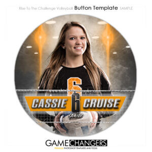 Unique Creative photoshop template for cheer and football with customizable digital background.