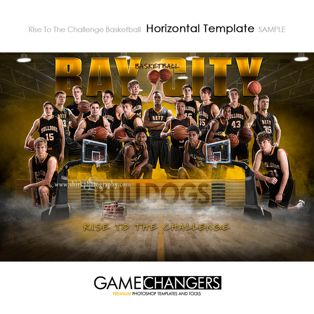 Dream Team Basketball Photoshop Templates + Tutorial ⋆ Game Changers by  Shirk Photography LLC