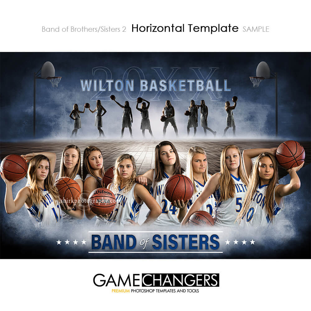 Band of Brothers/Sisters 2 Gym & Ice Photoshop Template + Tutorial ⋆ Game  Changers by Shirk Photography LLC