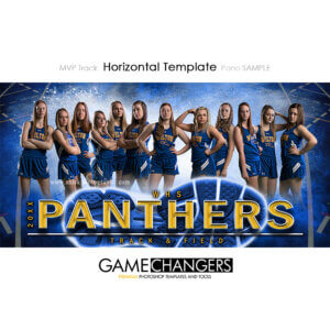 MVP track Photoshop Template Digital Background Sports Team Game Changers Shirk Photography