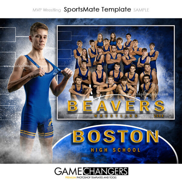 MVP Wrestling Photoshop Template + Tutorial ⋆ Game Changers By Shirk ...