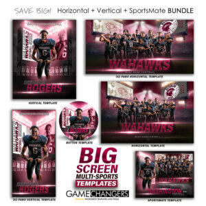 Alternative view of Big Screen Photoshop Templates + Tutorials