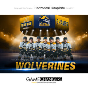 Beyond The Screen Basketball Horizontal Photoshop Template Digital Background Sports Team Game Changers Shirk Photography