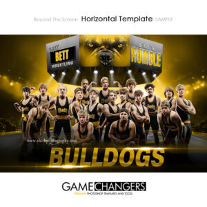 Beyond The Screen Basketball Horizontal Photoshop Template Digital Background Sports Team Game Changers Shirk Photography