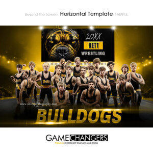 Beyond The Screen Basketball Horizontal Photoshop Template Digital Background Sports Team Game Changers Shirk Photography