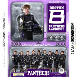 Action Figure Lacrosse SportsMate Photoshop Template Digital Background Sports Team Game Changers Shirk Photography