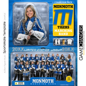 Action Figure Music Marching Band SportsMate Photoshop Template Digital Background Sports Team Game Changers Shirk Photography