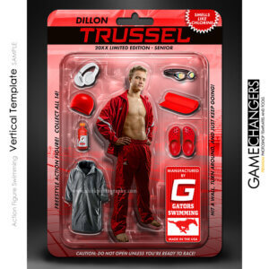 Action Figure Swimming Vertical Photoshop Template Digital Background Sports Team Game Changers Shirk Photography