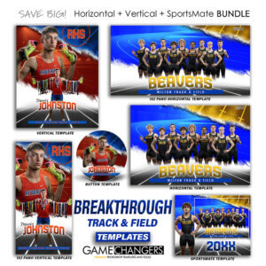 Alternative view of Breakthrough Track Photoshop Templates + Tutorials