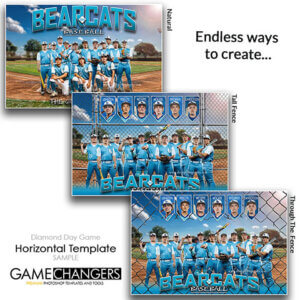 Alternative view of Diamond - Day Game Photoshop Templates + Tutorials